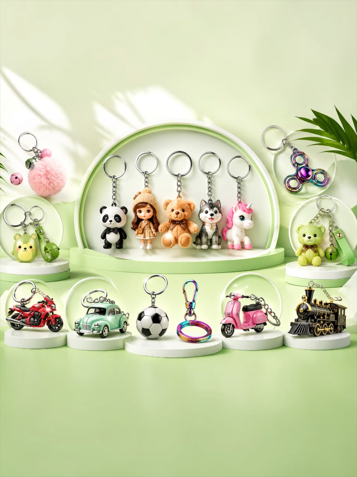 KEY RING & DOLL KEY CHAIN